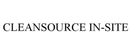 CLEANSOURCE IN-SITE trademark