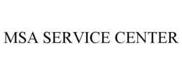 MSA SERVICE CENTER trademark