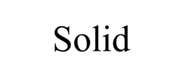 SOLID trademark