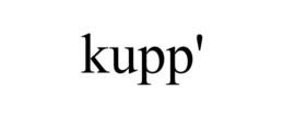 KUPP' trademark