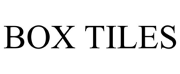 BOX TILES trademark