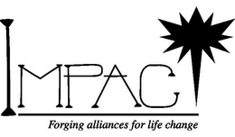 IMPAC FORGING ALLIANCES FOR LIFE CHANGE trademark