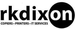 RKDIXON COPIERS · PRINTERS · IT SERVICES trademark