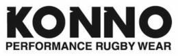 KONNO PERFORMANCE RUGBY WEAR trademark