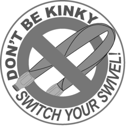 DON'T BE KINKY SWITCH YOUR SWIVEL trademark