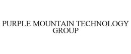 PURPLE MOUNTAIN TECHNOLOGY GROUP trademark