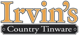 IRVIN'S COUNTRY TINWARE trademark