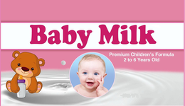 BABY MILK PREMIUM FORMULA FOR CHILDREN 2 TO 6 YEARS OLD NET WT. 16OZ (454G) trademark