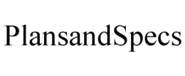 PLANSANDSPECS trademark