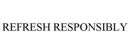 REFRESH RESPONSIBLY trademark