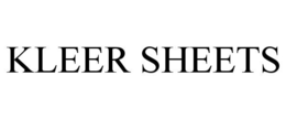 KLEER SHEETS trademark