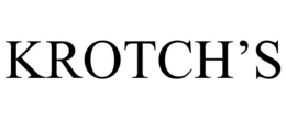 KROTCH'S trademark