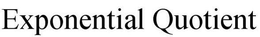 EXPONENTIAL QUOTIENT trademark