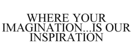 WHERE YOUR IMAGINATION...IS OUR INSPIRATION trademark