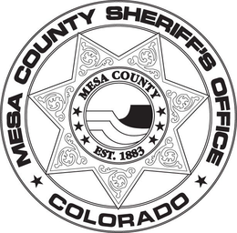 MESA COUNTY SHERIFF'S OFFICE COLORADO MESA COUNTY EST. 1883 trademark