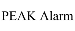 PEAK ALARM trademark