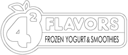 4² FLAVORS FROZEN YOGURT & SMOOTHIES trademark