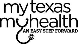 MY TEXAS MY HEALTH AN EASY STEP FORWARD trademark