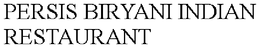 PERSIS BIRYANI INDIAN RESTAURANT trademark
