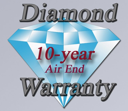 DIAMOND 10-YEAR AIR END WARRANTY trademark