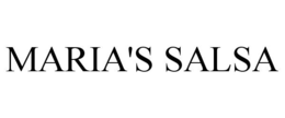 MARIA'S SALSA trademark