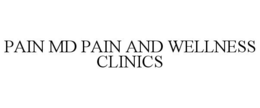PAIN MD PAIN AND WELLNESS CLINICS trademark