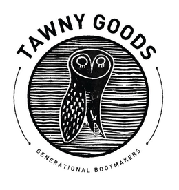TAWNY GOODS GENERATIONAL BOOTMAKERS trademark