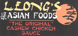 LEONG'S ASIAN FOODS "THE ORIGINAL" CASHEW CHICKEN SAUCE trademark