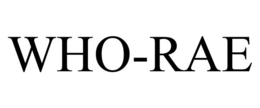 WHO-RAE trademark