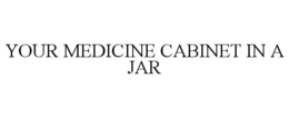 YOUR MEDICINE CABINET IN A JAR trademark