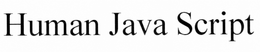 HUMAN JAVA SCRIPT trademark