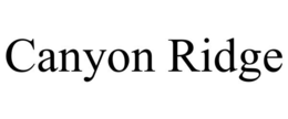 CANYON RIDGE trademark