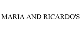 MARIA AND RICARDO'S trademark