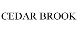 CEDAR BROOK trademark