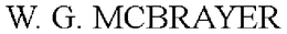 W. G. MCBRAYER trademark