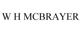 W H MCBRAYER trademark