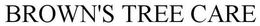 BROWN'S TREE CARE trademark
