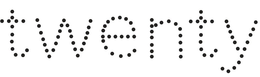 TWENTY trademark