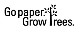 GO PAPER. GROW TREES. trademark
