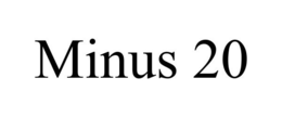 MINUS 20 trademark