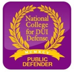 NATIONAL COLLEGE FOR DUI DEFENSE MCMXCV PUBLIC DEFENDER trademark