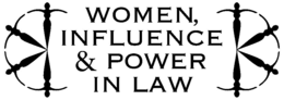 WOMEN, INFLUENCE & POWER IN LAW trademark