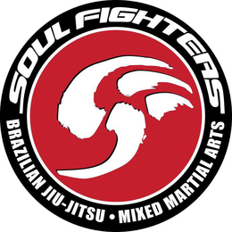 SF SOUL FIGHTERS BRAZILIAN JIU-JITSU MIXED MARTIAL ARTS trademark
