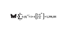 + 10 1 4 (4) N-1 = 1 +4 1-4 10 1-4 = 1,398,101 trademark