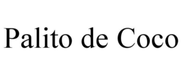PALITO DE COCO trademark