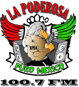 LA PODEROSA KPDA PURO MEXICO 100.7 FM trademark