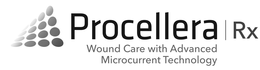 PROCELLERA WOUND CARE WITH ADVANCED MICROCURRENT TECHNOLOGY RX trademark