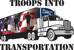 TROOPS INTO TRANSPORTATION THE CDL SCHOOL trademark