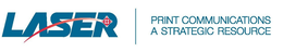 LASER / PRINT COMMUNICATIONS / A STRATEGIC RESOURCE trademark