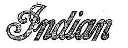 INDIAN trademark